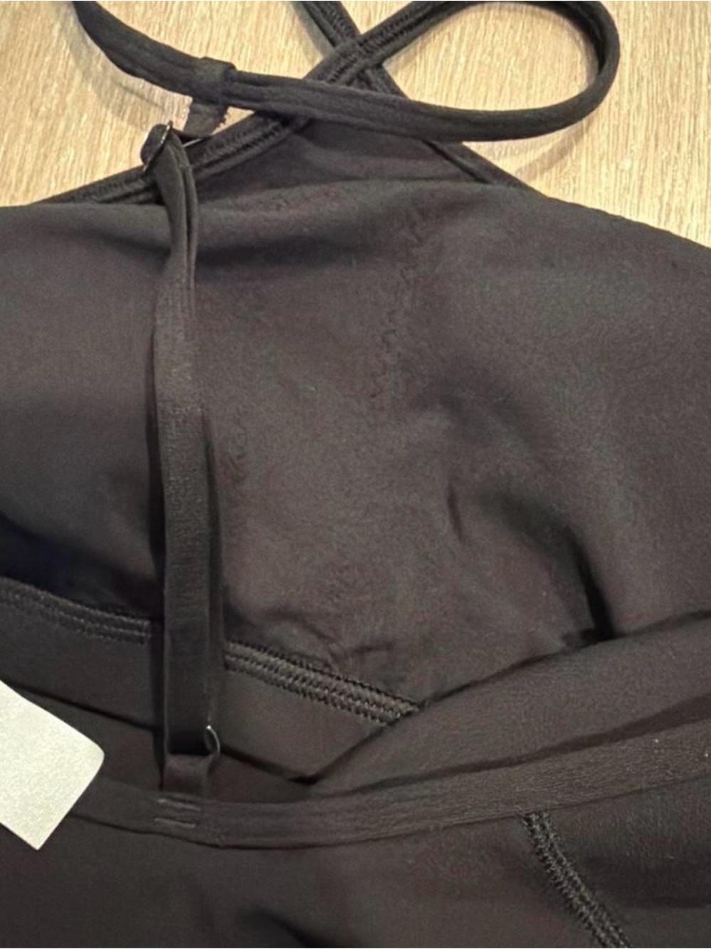 lululemon athletica Black Halter Crop Tank Top - Picture 3 of 4
